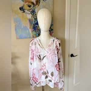 LUCKY BRAND FLORAL TOP